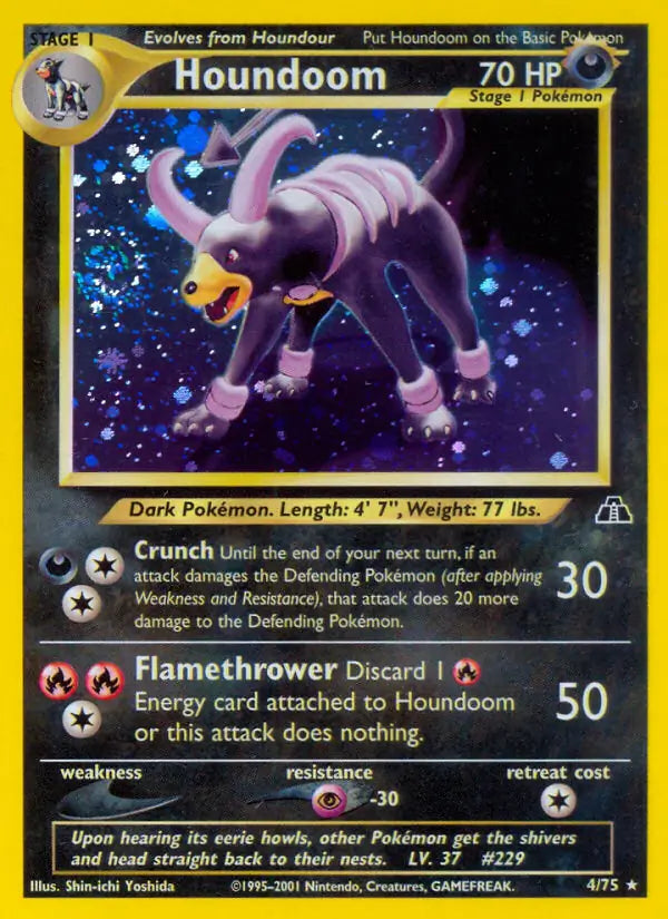 Houndoom 4/75 Holo Neo Discovery [Unlimited]