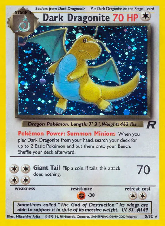 Dark Dragonite (5) 05/82 Team Rocket
