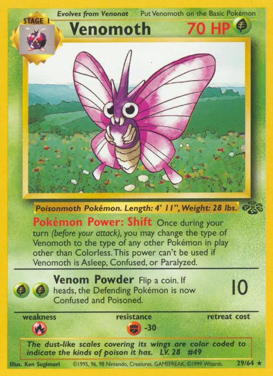 Venomoth (29/64) [Jungle - Unlimited]