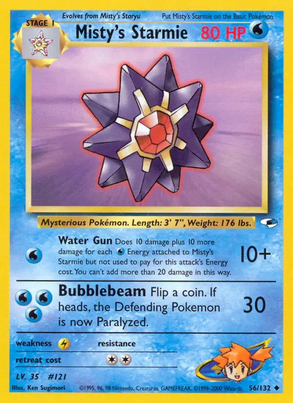 Misty's Starmie 056/132 Gym Heroes [Unlimited]