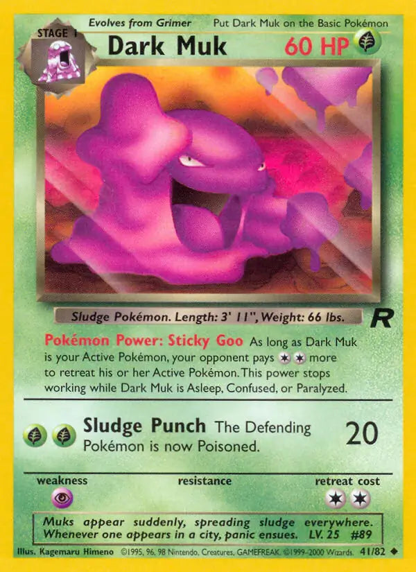 Dark Muk 41/82 Team Rocket