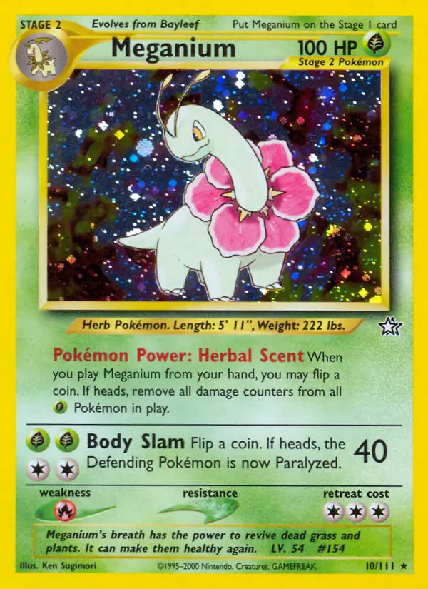 Meganium (10) 010/111 Neo Genesis [Unlimited]