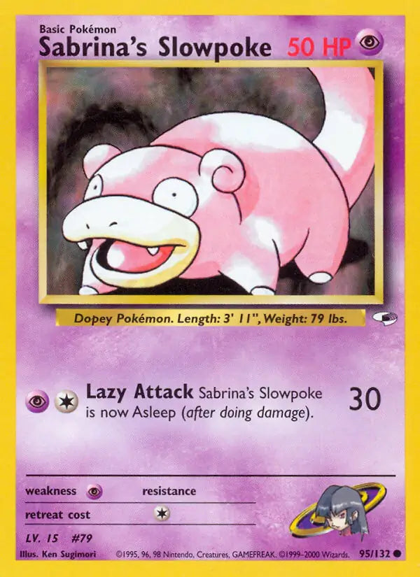 Sabrina's Slowpoke 095/132 Gym Heroes [Unlimited]
