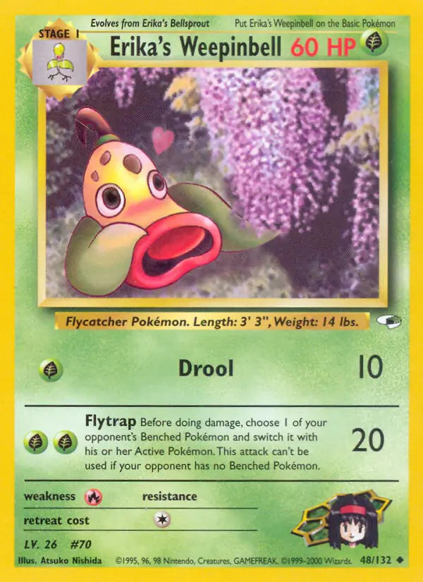 Erika's Weepinbell (48) 048/132 Gym Heroes [Unlimited]