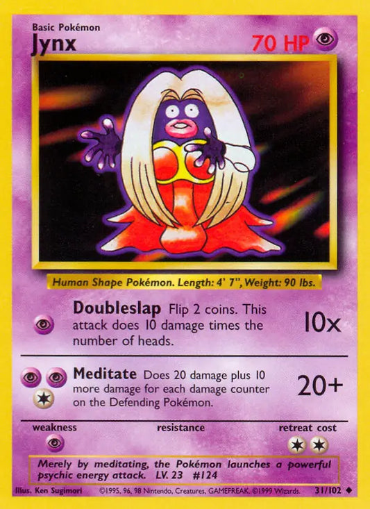 Jynx (31/102) [Base Set - Unlimited]