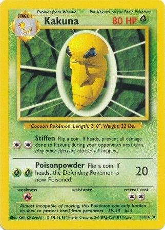 Kakuna (33/102) [Base Set - Unlimited]
