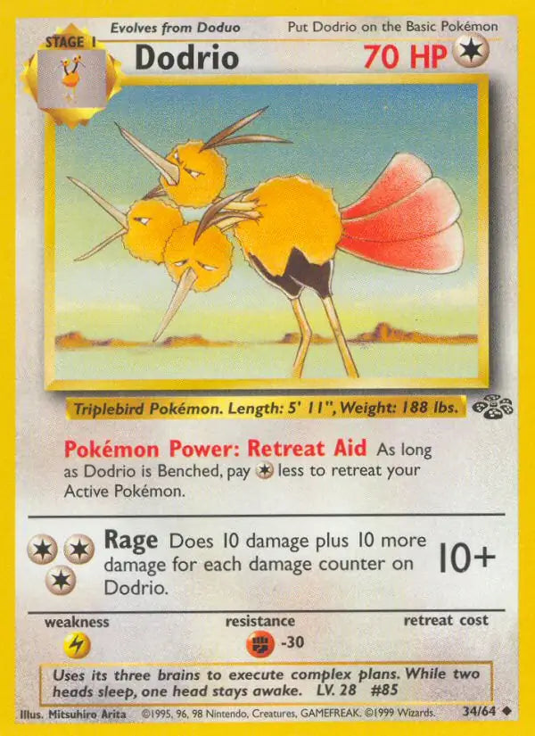 Dodrio (34/64) [Jungle - Unlimited]