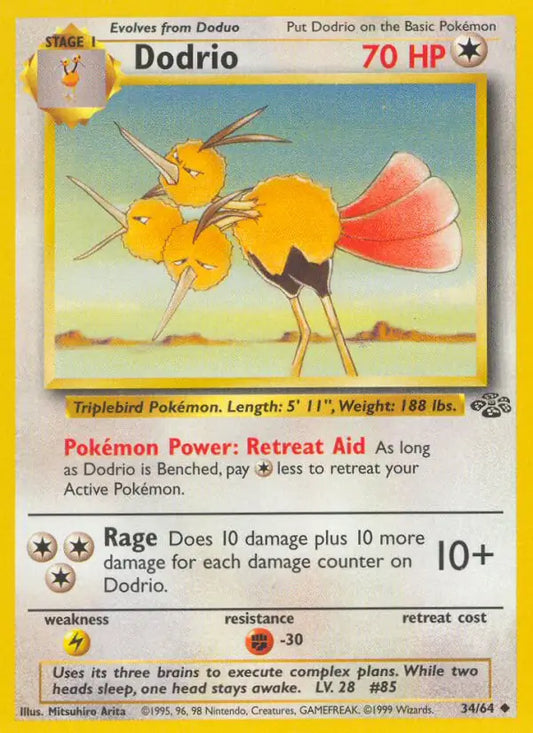 Dodrio (34/64) [Jungle - Unlimited]
