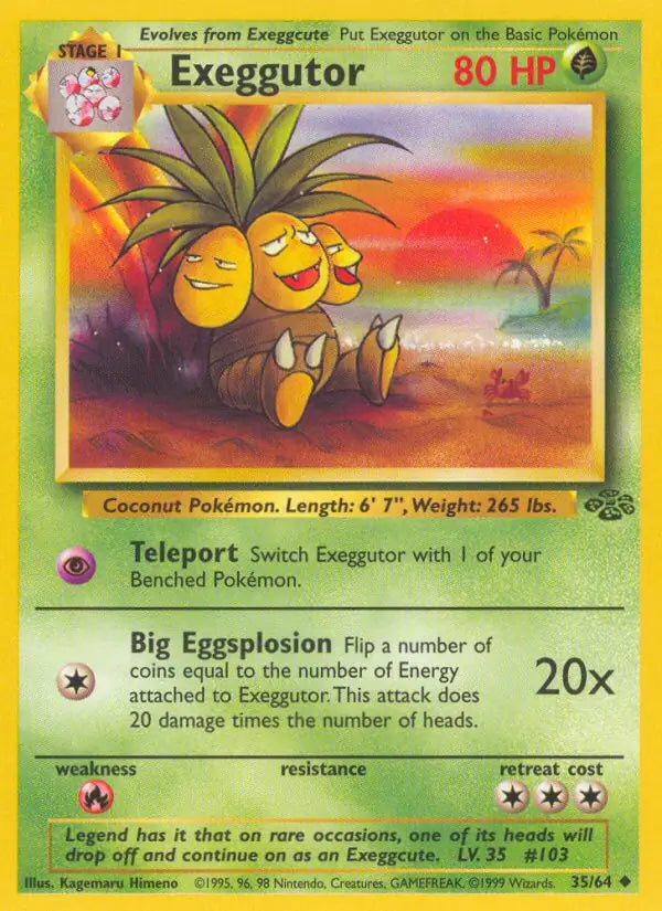 Exeggutor (35/64) [Jungle - Unlimited]