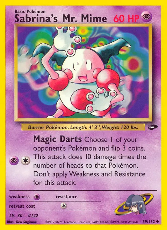 Sabrina's Mr. Mime 059/132 Gym Challenge [Unlimited]