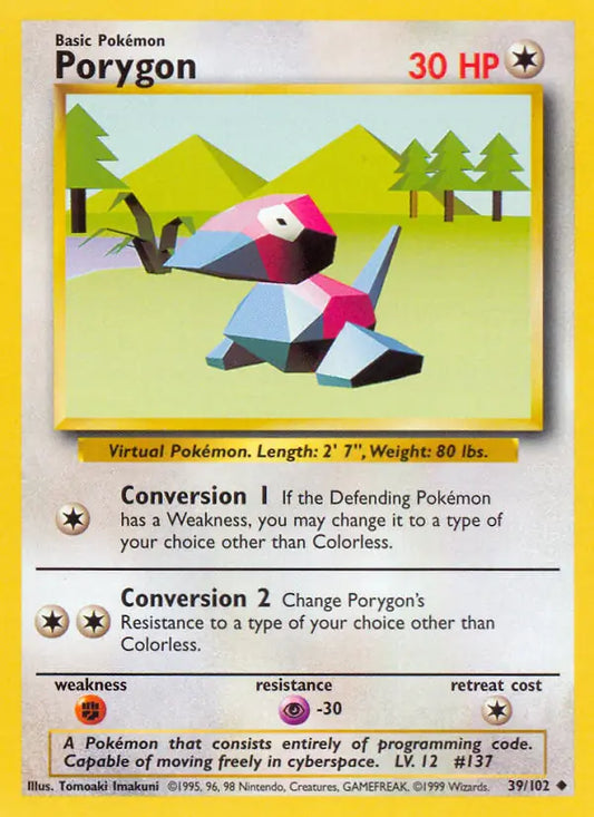 Porygon (39/102) [Base Set - Unlimited]