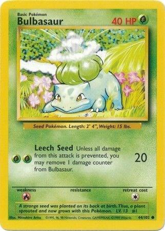 Bulbasaur (44/102) [Base Set - Unlimited]