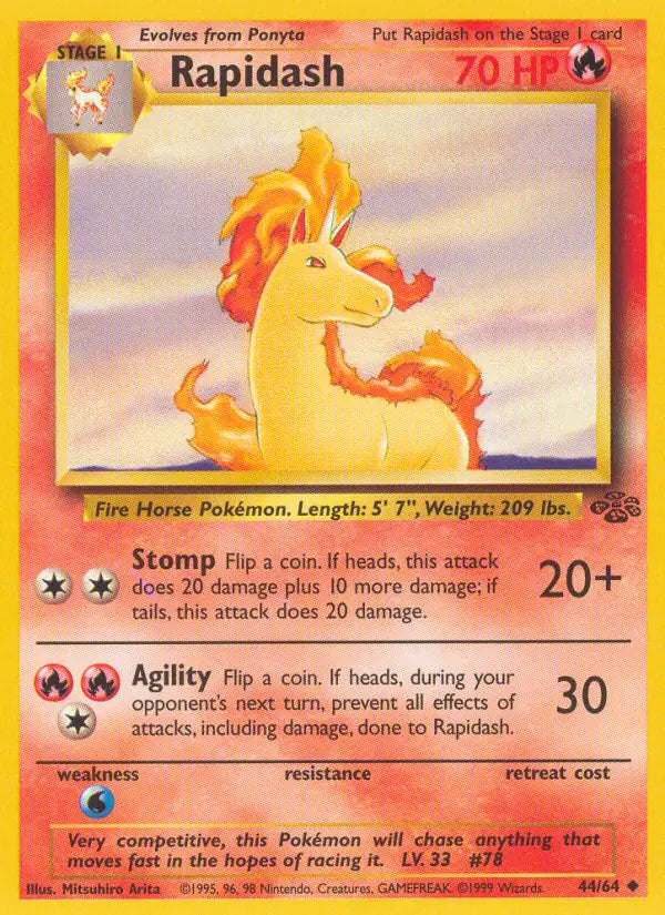 Rapidash (44/64) [Jungle - Unlimited]