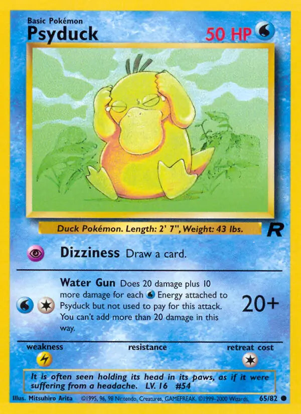 Psyduck 65/82 Team Rocket