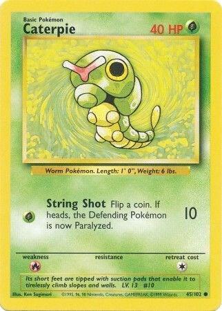 Caterpie (45/102) [Base Set - Unlimited]