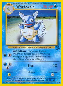 Wartortle 063/130 Base Set 2