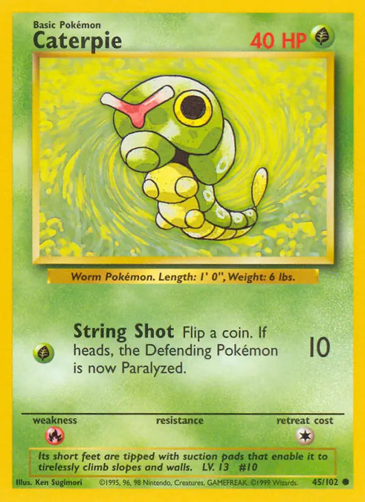 Caterpie (45/102) [Base Set - Unlimited]
