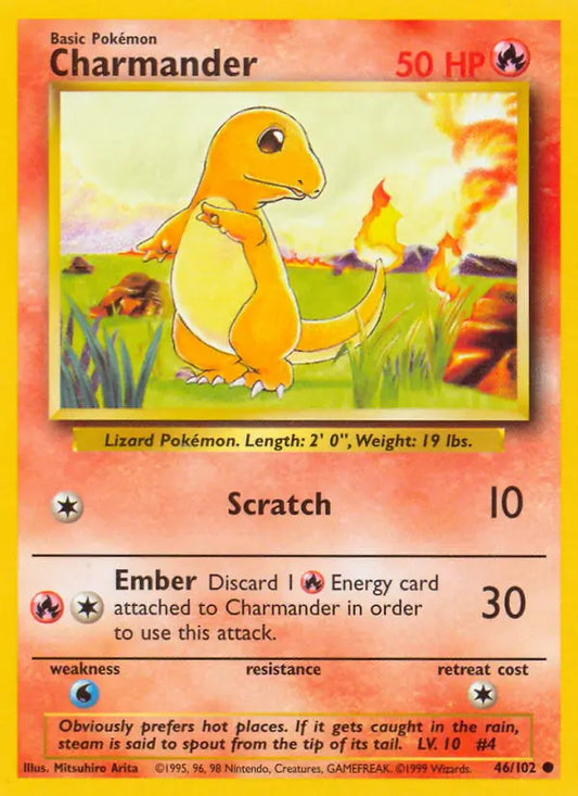 Charmander (46/102) [Base Set - Unlimited]