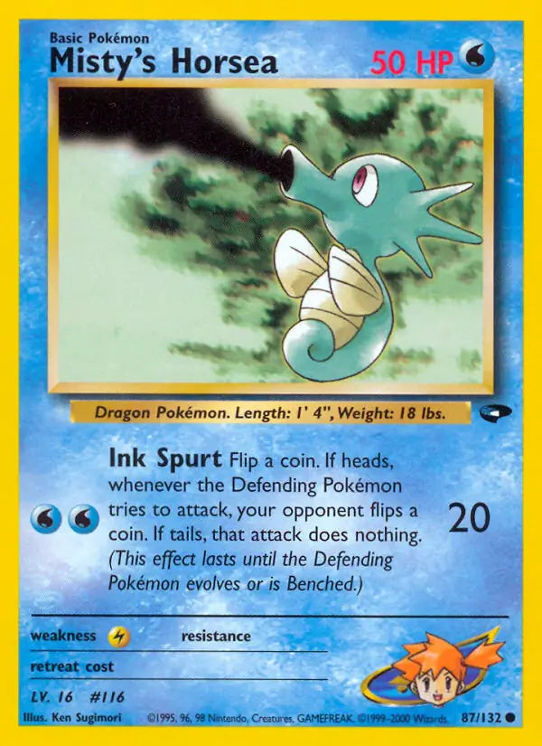 Misty's Horsea 087/132 Gym Challenge [Unlimited]