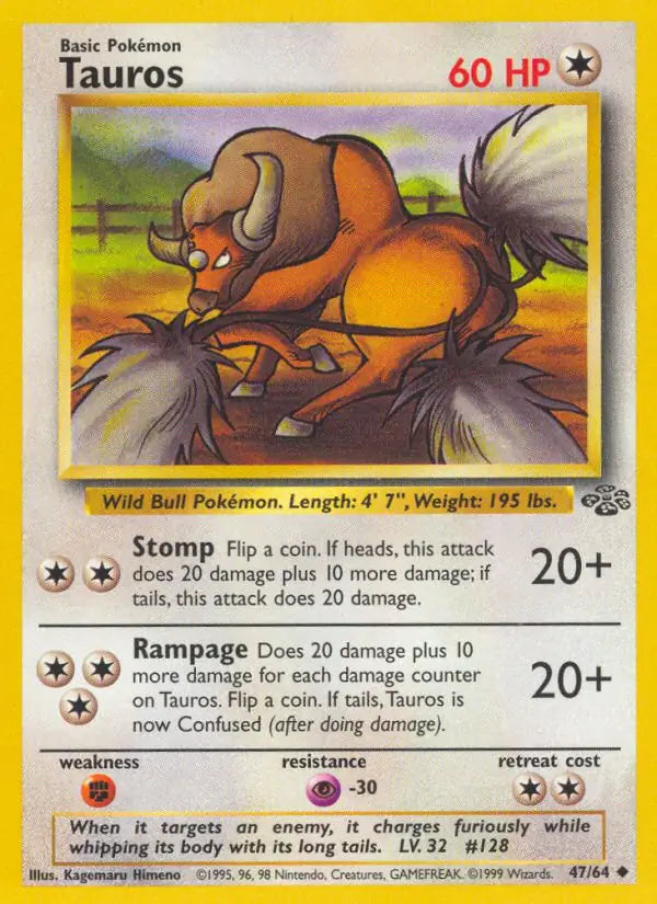 Tauros (47/64) [Jungle - Unlimited]