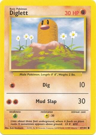 Diglett (47/102) [Base Set - Unlimited]
