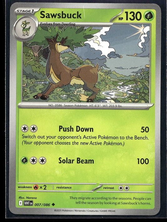 Sawsbuck 007/086 SV: White Flare LP