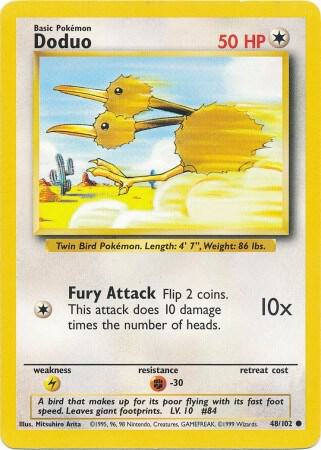 Doduo (48/102) [Base Set - Unlimited]