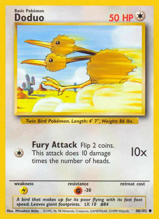 Doduo (48/102) [Base Set - Unlimited]
