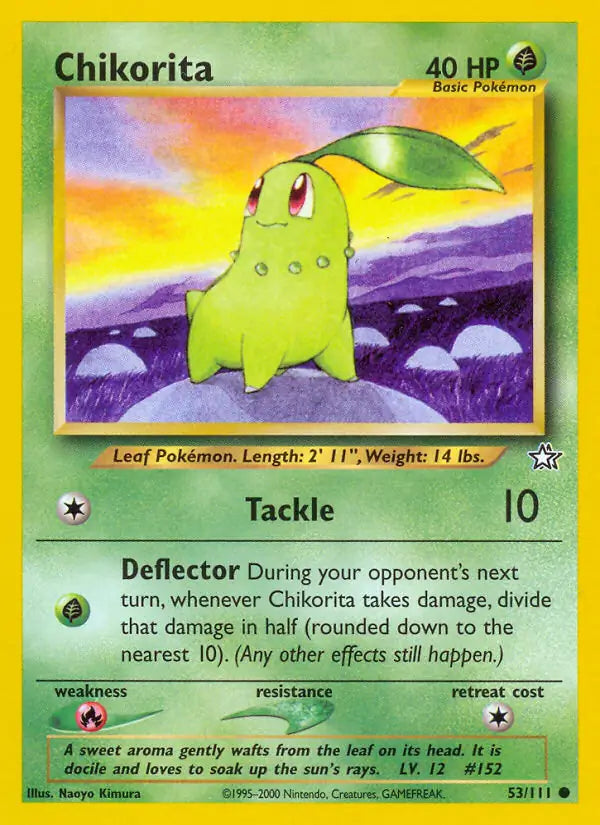 Chikorita (53) 53/111 Neo Genesis [Unlimited]