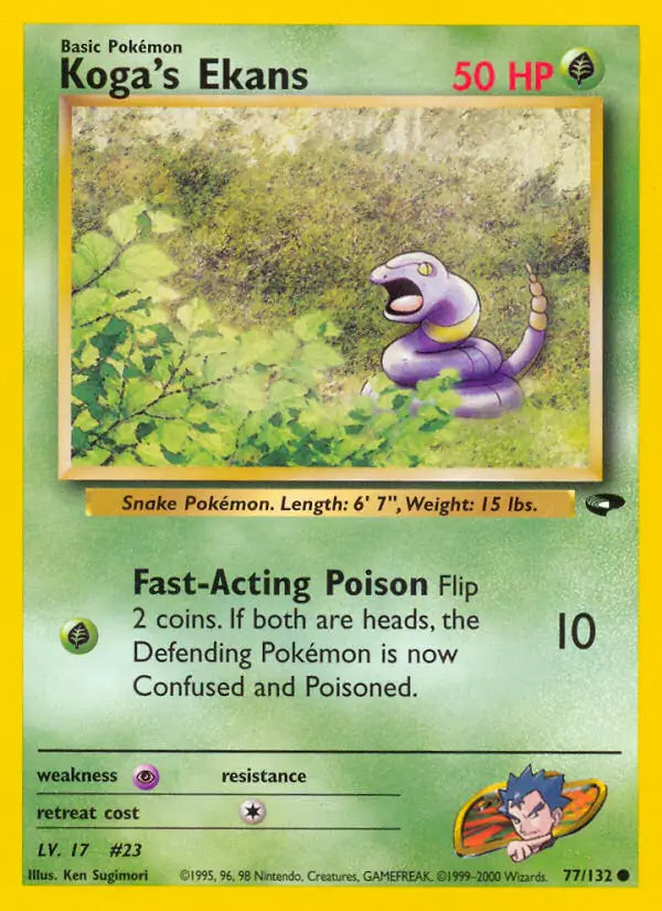 Koga's Ekans 077/132 Gym Challenge [Unlimited]