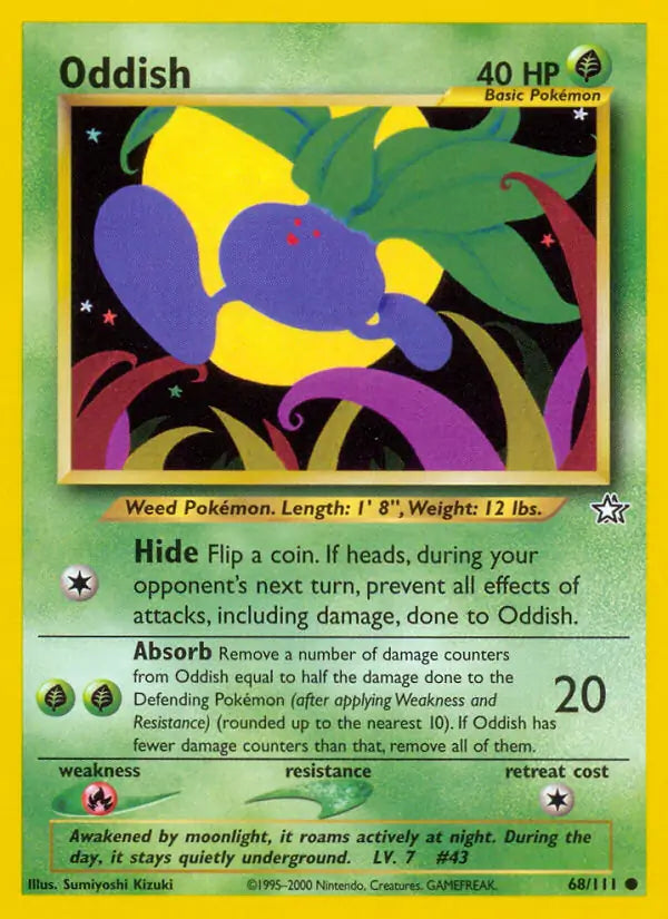 Oddish 068/111 Neo Genesis [Unlimited]