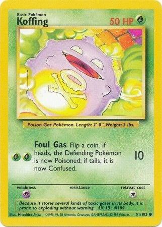 Koffing (51/102) [Base Set - Unlimited]