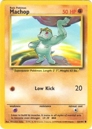 Machop (52/102) [Base Set - Unlimited]