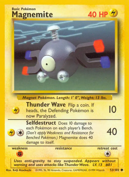 Magnemite (53/102) [Base Set - Unlimited]
