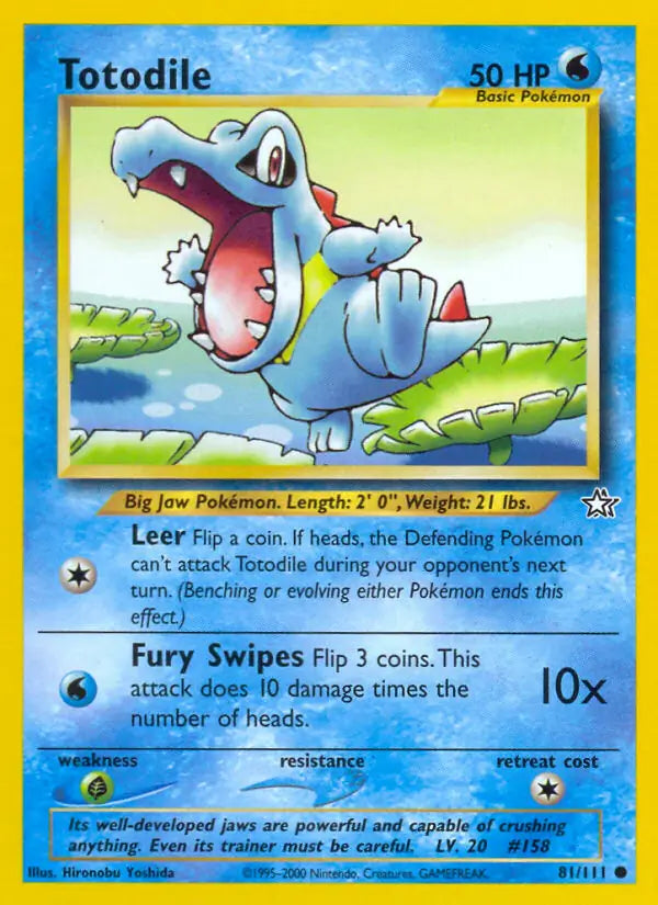 Totodile (81) 081/111 Neo Genesis [Unlimited]