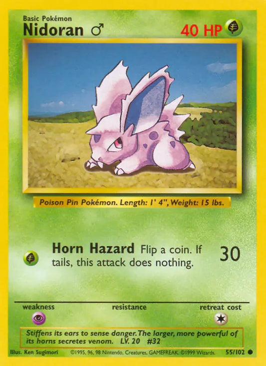 Nidoran (55/102) [Base Set - Unlimited]