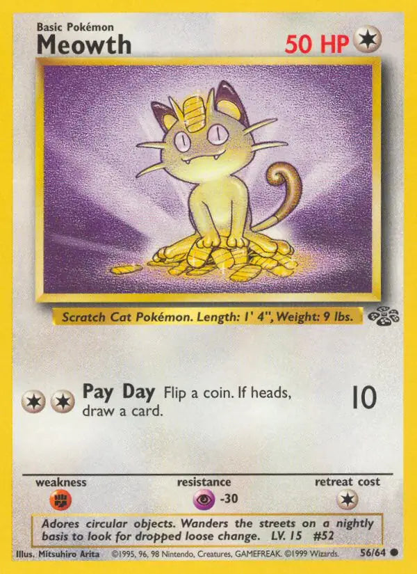 Meowth (56/64) [Jungle - Unlimited]