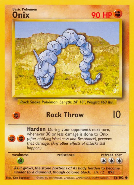 Onix (56/102) [Base Set - Unlimited]
