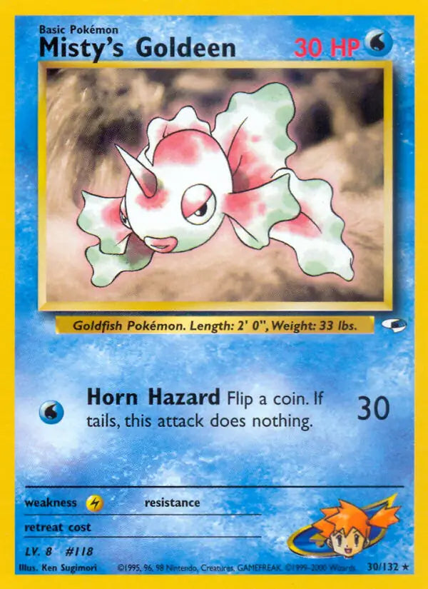 Misty's Goldeen (30) 030/132 Gym Heroes [Unlimited]