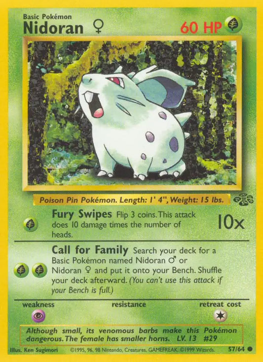 Nidoran (57/64) [Jungle - Unlimited]