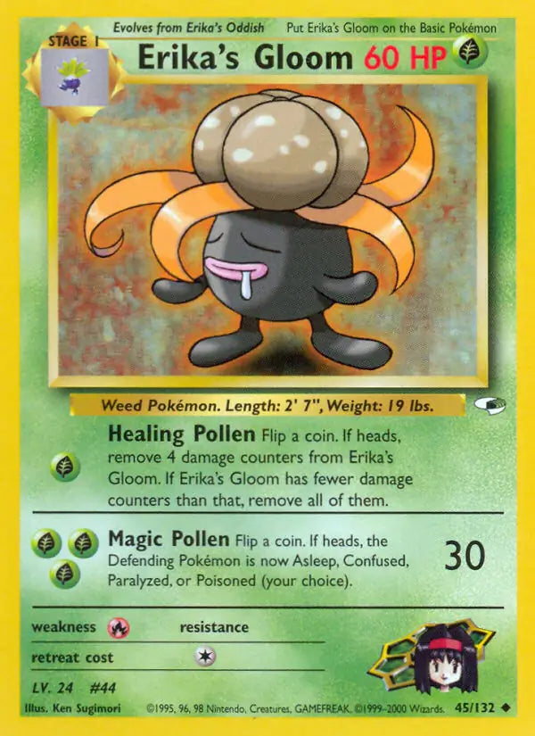 Erika's Gloom (45) 045/132 Gym Heroes [Unlimited]