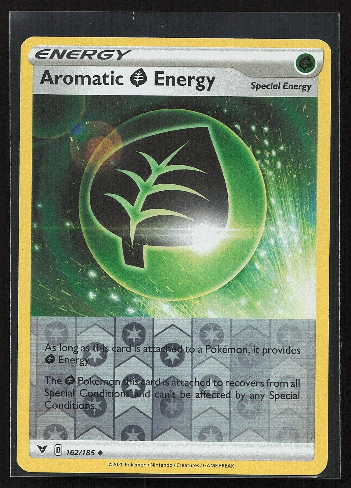 Pokemon TCG Aromatic Energy [Reverse Holo] 162/185 Vivid Voltage Trainer 2020 MP