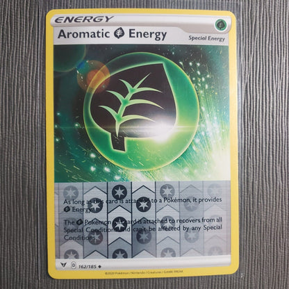 Pokemon TCG Aromatic Energy [Reverse Holo] 162/185 Vivid Voltage Trainer 2020 MP