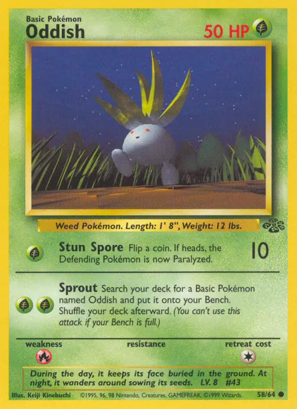 Oddish (58/64) [Jungle - Unlimited]