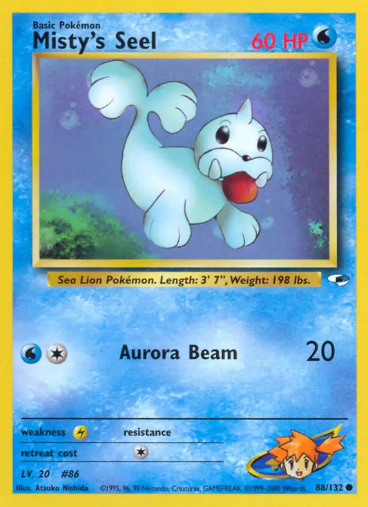 Misty's Seel 088/132 Gym Heroes [Unlimited]