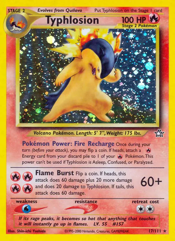 Typhlosion (17) 017/111 Neo Genesis [Unlimited]