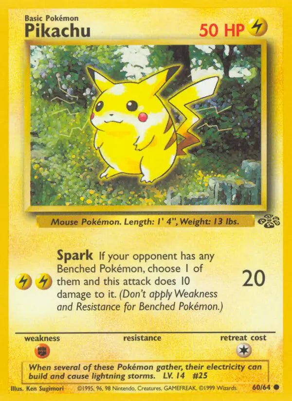 Pikachu (60/64) [Jungle - Unlimited]