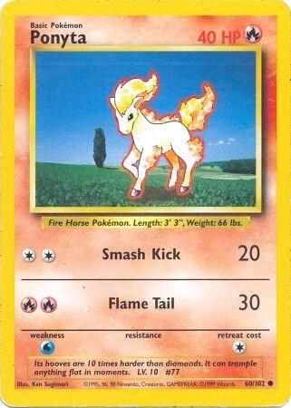 Ponyta (60/102) [Base Set - Unlimited]