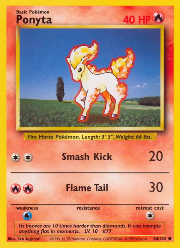 Ponyta (60/102) [Base Set - Unlimited]