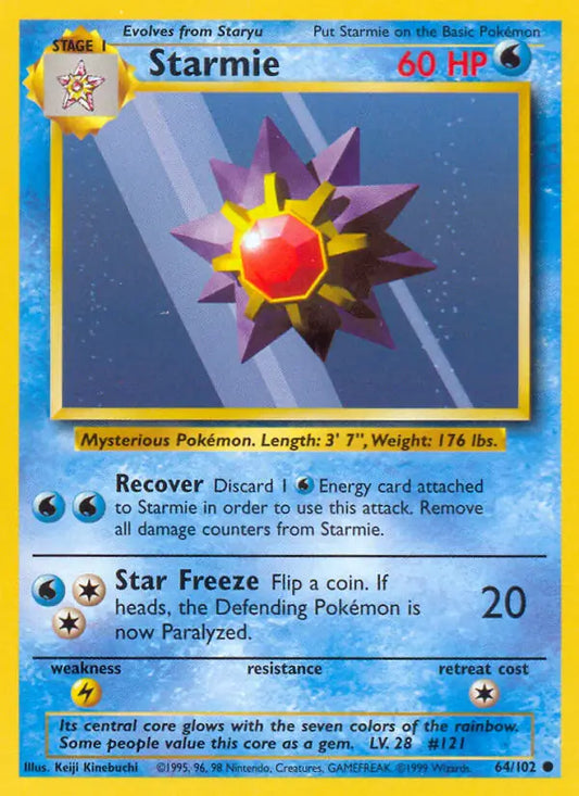 Starmie (64/102) [Base Set - Unlimited]